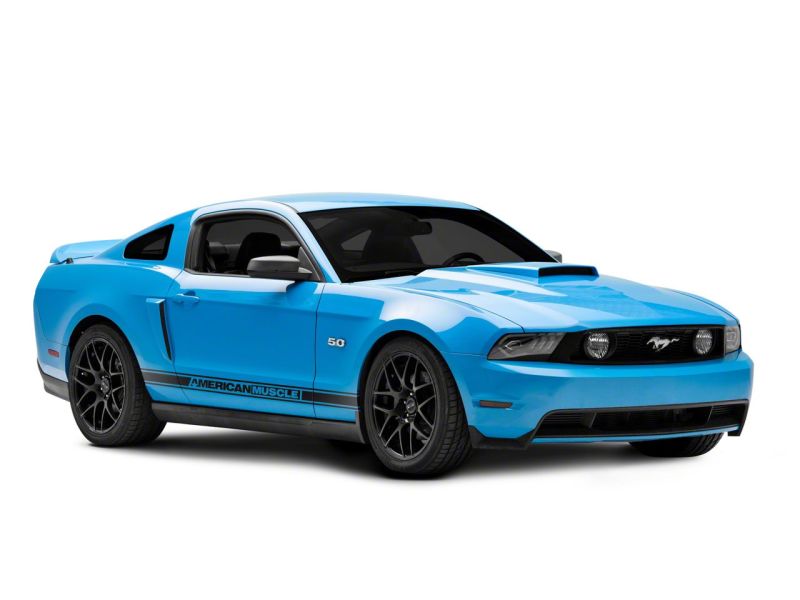 Raxiom 10-12 Ford Mustang w/ Factory Halogen LED Projector Headlights- Blk Housing (Clear Lens) 422461 422461 Photo - Close Up