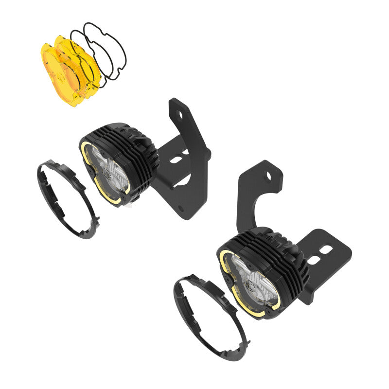 KC HiLiTES FLEX ERA 3 Dual Mode SAE Fog Lights - 2-Light Master Kit for Jeep JK/JL/JT Steel Bumpers 97149 97149 User 1