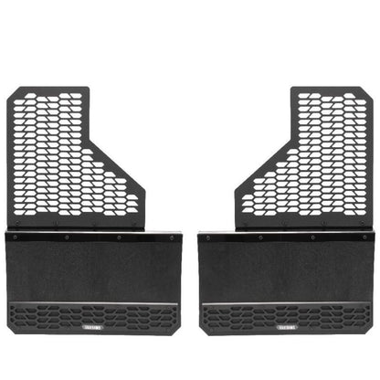 Putco 11-16 Ford SuperDuty Dually - (Fits Rear) - Set of 2 Mud Skins - HDPE w/ Hex Shield 78255 78255 Photo - Primary