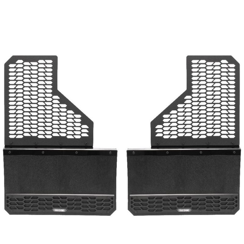 Putco 11-16 Ford SuperDuty Dually - (Fits Rear) - Set of 2 Mud Skins - HDPE w/ Hex Shield 78255 78255 Photo - Primary