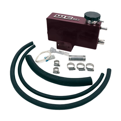 Wehrli 01-06 Chevrolet 6.6L LB7/LLY/LBZ Duramax Twin Turbo Style Coolant Tank Kit - Gloss Black WCF100642-GB WCF100642-GB Photo - Primary