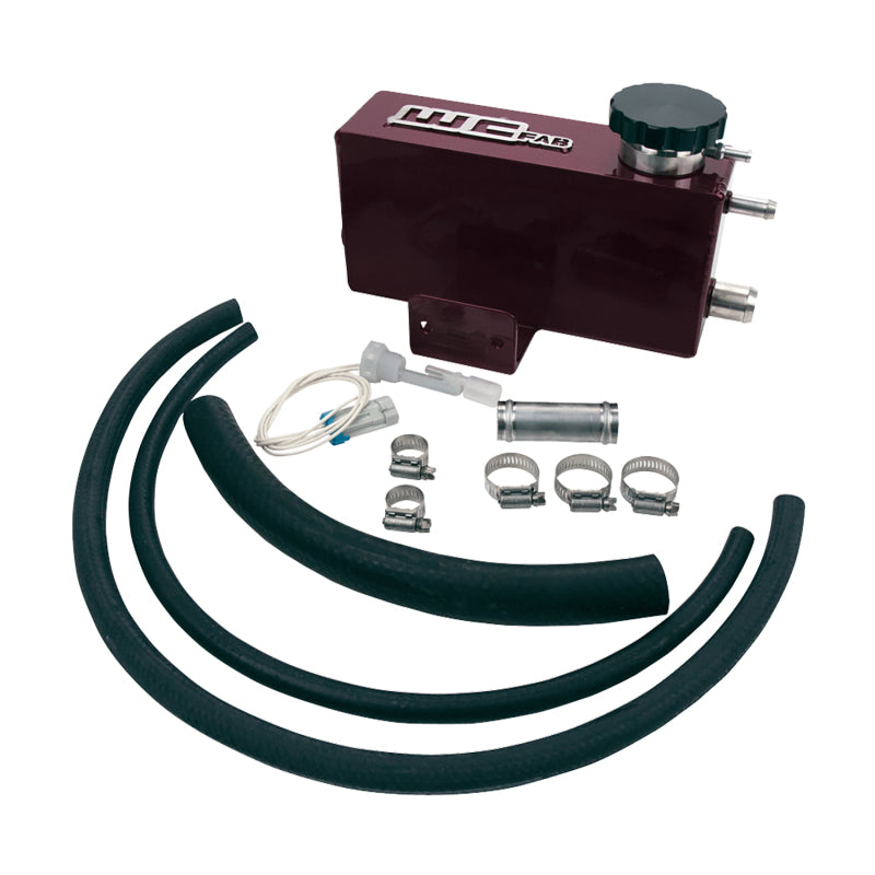 Wehrli 01-06 Chevrolet 6.6L LB7/LLY/LBZ Duramax Twin Turbo Style Coolant Tank Kit - Gloss Black WCF100642-GB WCF100642-GB Photo - Primary