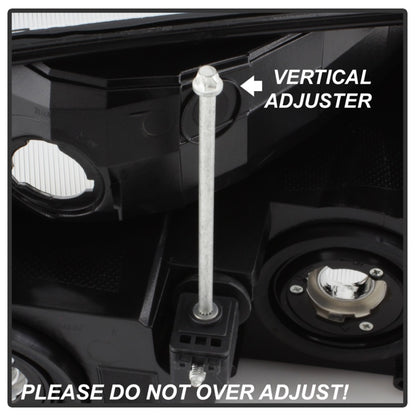 SPYDER xTune 02-06 Chevy Avalanche w/Cladding OEM Bumper Light & Headlights - (BLACK) (HD-JH-CAVA02-SET-BK) 9040641 9040641 Photo - Unmounted