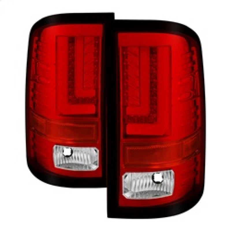 Spyder GMC Sierra 2016-2017 Light Bar LED Tail Lights - Red Clear ALT-YD-GS16-LED-RC 5083807 5083807 Photo - Primary