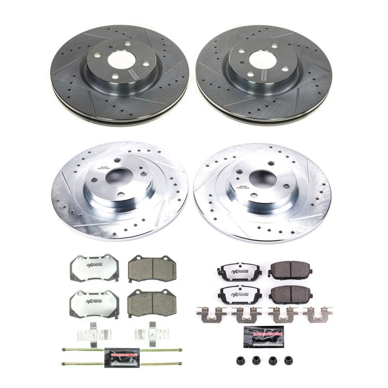 PowerStop PSB Z26 Street Warrior Kit Brakes, Rotors & Pads Brake Kits - Performance D&S main image