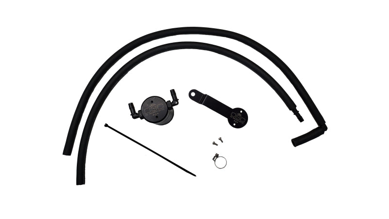 J&L 20-22 Hyundai Palisade / Kia Telluride 3.8L Oil Separator 3.0 Passenger Side - Black Anodized 3114P-B 3114P-B Photo - Primary