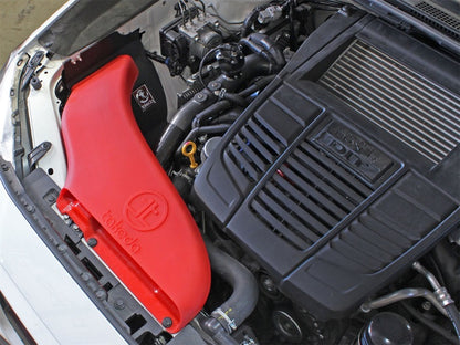 aFe Takeda Stage-2 PRO DRY S Cold Air Intake System 15-18 Subaru TA-4305B-1D Photo - Mounted