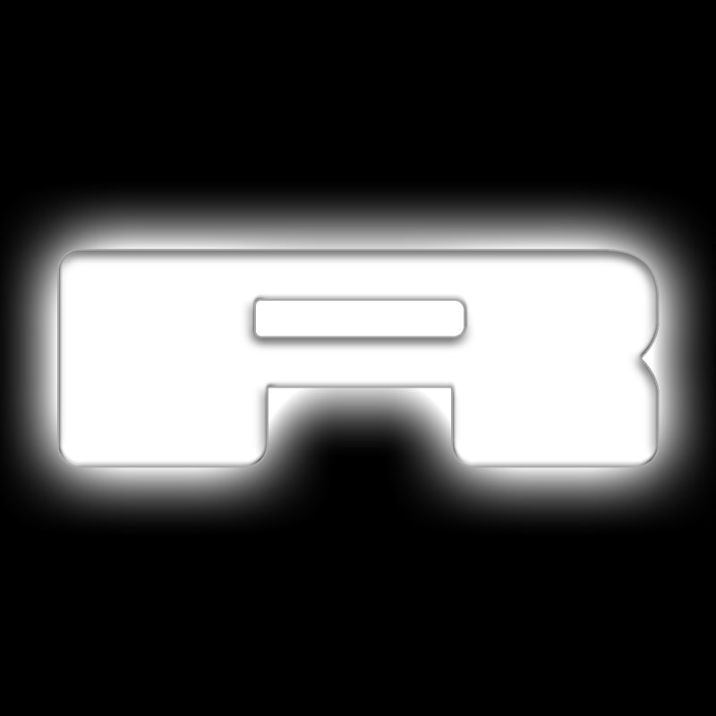 ORACLE Lighting Universal Illuminated LED Letter Badges - Matte White Surface Finish - R 3140-R-001 3140-R-001 Photo - Primary