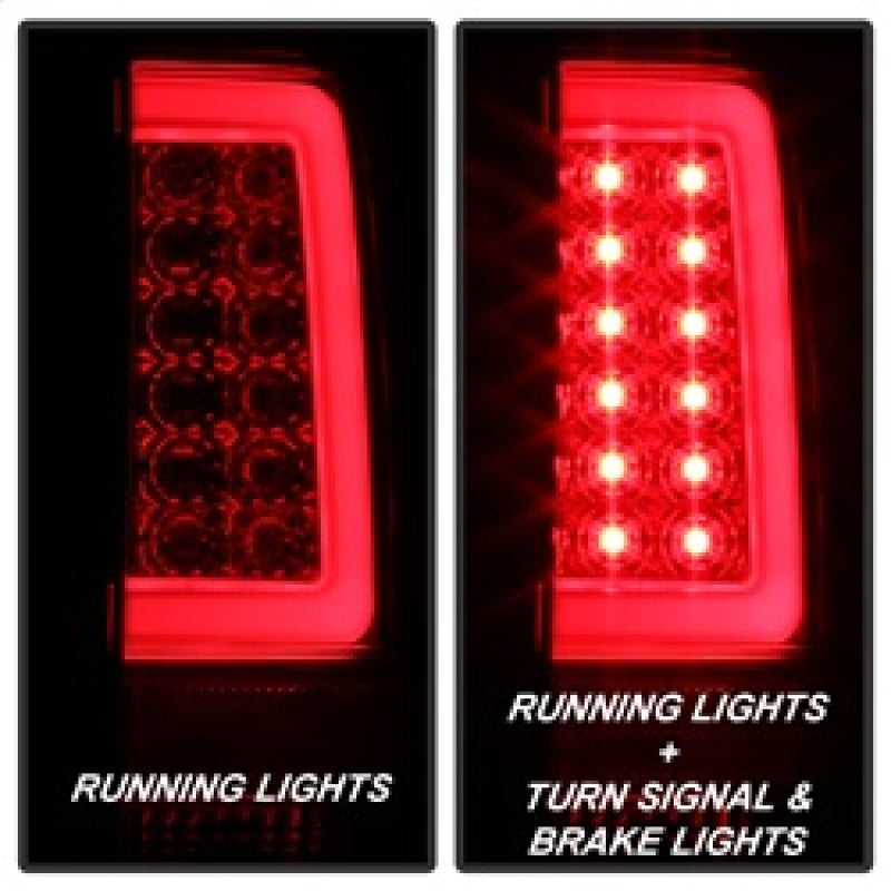 Spyder 07-13 Silverado (Will Not Work w/2010 921 Bulb) V3 Tail Lights Rd/Clr ALT-YD-CS07V3-LBLED-RC 5084101 5084101 Photo - Primary