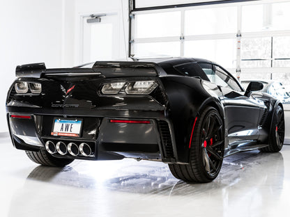 AWE Tuning 14-19 Chevy Corvette C7 Z06/ZR1 (w/o AFM) Track Edition Axle-Back Exhaust w/Chrome Tips 3020-42073 3020-42073 Photo - Mounted