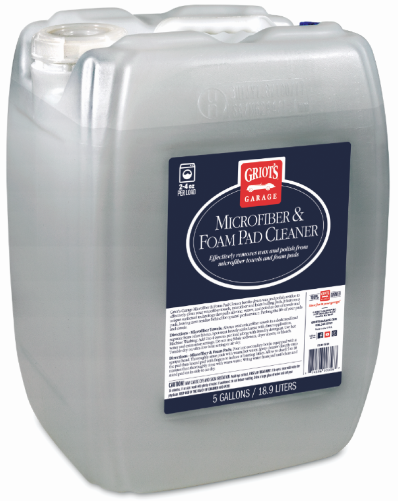 Griots Garage Microfiber & Foam Pad Cleaner - 5 Gallons (Minimum Order Qty of 2) 55109 55109 User 1