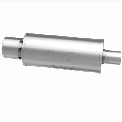 MagnaFlow 6" Round Center/Center Performance Muffler With Tip 14817 360 Degree Image Set