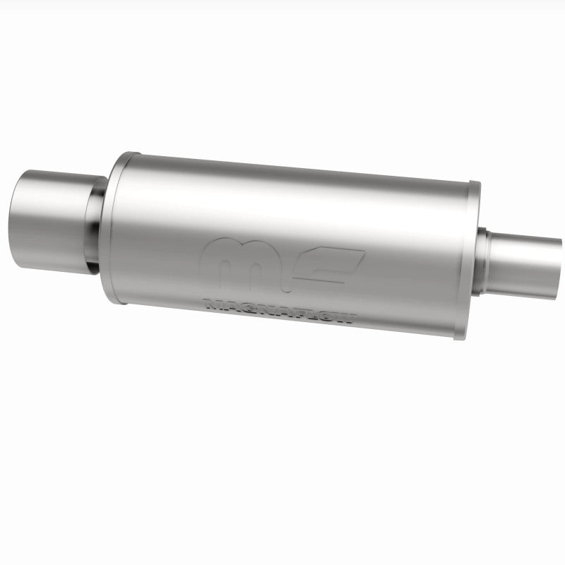 MagnaFlow 6" Round Center/Center Performance Muffler With Tip 14817 360 Degree Image Set