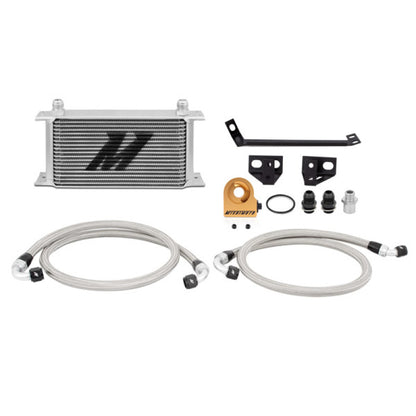 Mishimoto Oil Cooler Thermostatic Silver Ford Mustang Ecoboost 2015+ MMOC-MUS4-15T Photo - Primary