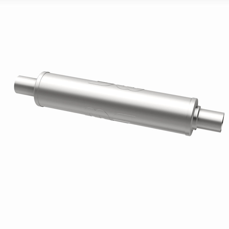 MagnaFlow 4" Round Center/Center Straight Through Performance Muffler 10424 360 Degree Image Set