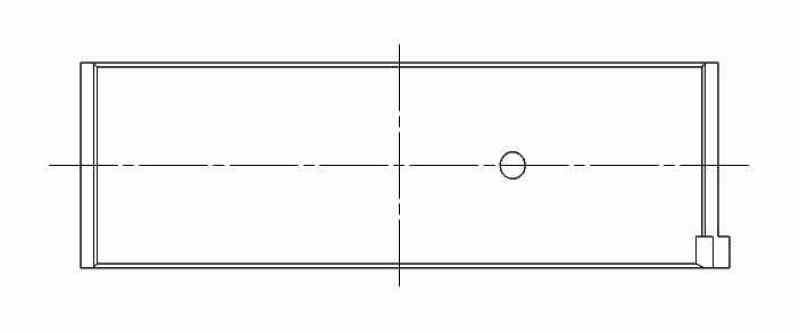 ACL Nissan VR38DETT 3799cc V6 DOHC 4v Twin Turbo, Rod Bearing Set 6B2500H-STD Technical Drawing