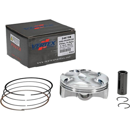 Vertex Pistons Vertex Piston 22-24 Honda CRF 250 R 250cc Forged Replica Piston Kit 24575B 24575B Photo - Primary