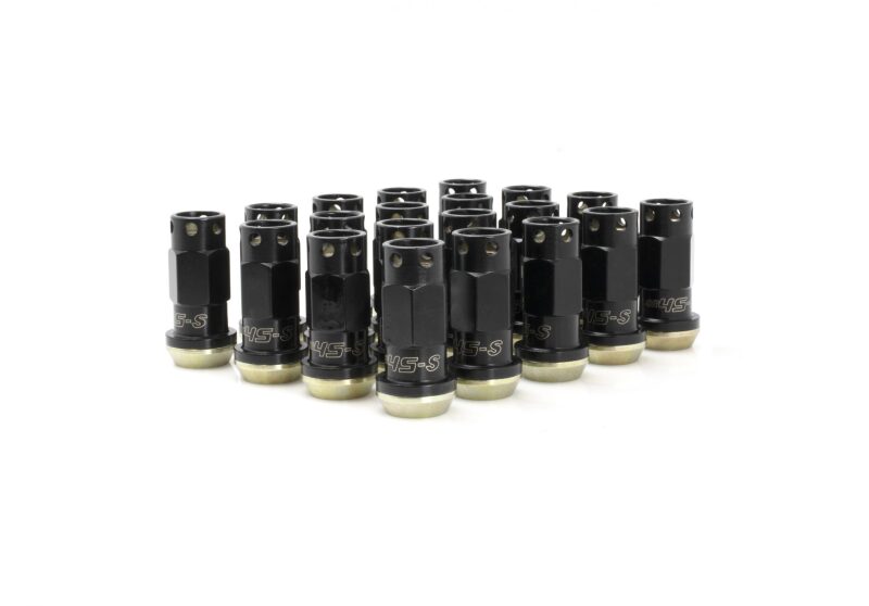 Wheel Mate Muteki SR45-S Lug Nut Kit 12x1.50 - Black Finish w/ YZP Washers 32946B 32946B User 1