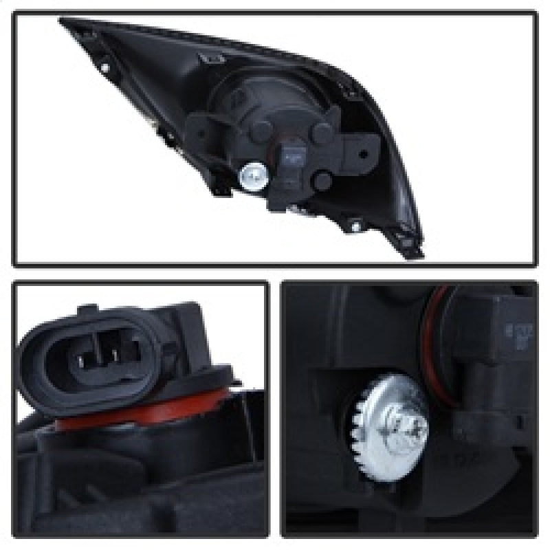 Spyder Nissan versa 2015+ OEM Fog Lights w/Switch Clear FL-NV2015-C 5080240 5080240 Photo - Unmounted