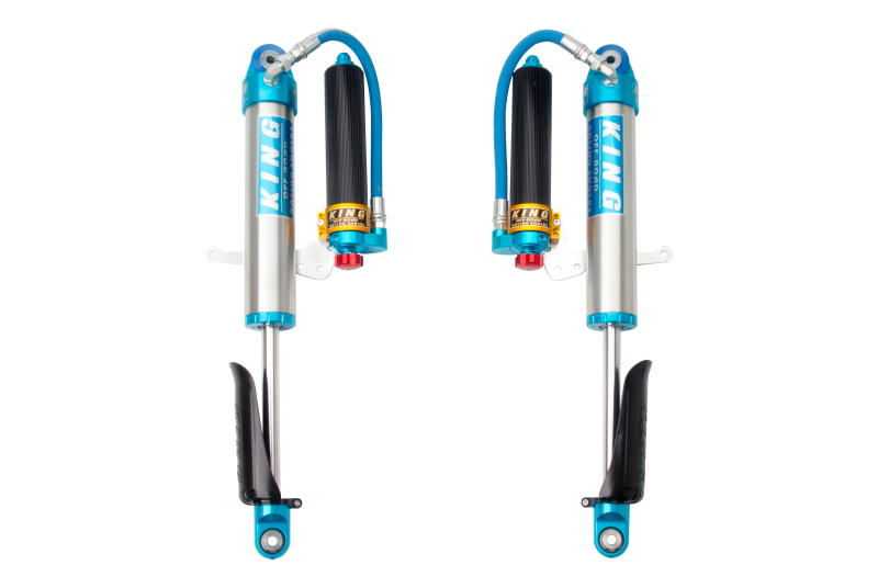 King Shocks 2018+ Jeep Wrangler JL Front 2.5 Dia Remote Res Shock for 0-2in Lift w/Adjuster (Pair) 25001-373A 25001-373A Photo - Primary