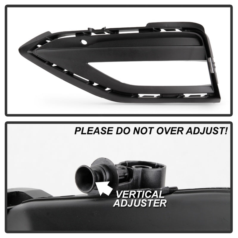 Spyder VW Jetta 19-20 OEM Style Fog Lights w/Universal Switch - Clear (FL-VJ2019-C) 5087164 5087164 Photo - Unmounted