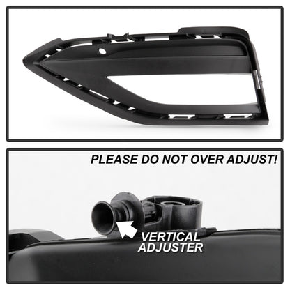 Spyder VW Jetta 19-20 OEM Style Fog Lights w/Universal Switch - Clear (FL-VJ2019-C) 5087164 5087164 Photo - Unmounted