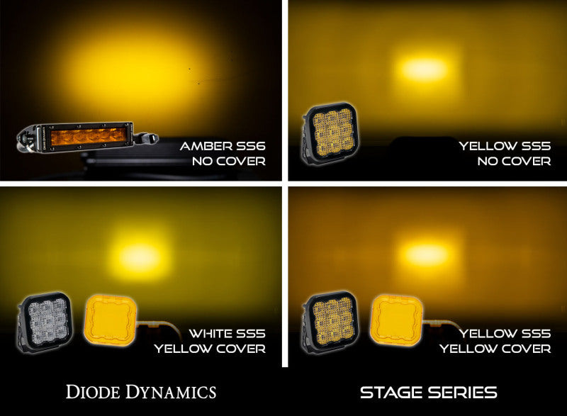 Diode Dynamics SS5 LED Pod Cover - Yellow DD7219 DD7219 User 4