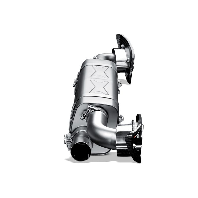 Akrapovic 10-13 Porsche 911 Turbo / Turbo S (997 FL) Slip-On Line (Titanium) w/ Titanium Tips S-PO997TFLH S-PO997TFLH Photo - Primary
