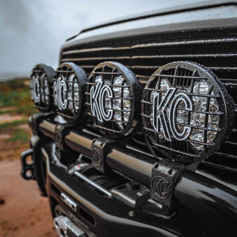 KC HiLiTES SlimLite 8in. LED Stone Guard - Black 7230 7230 Photo - lifestyle view