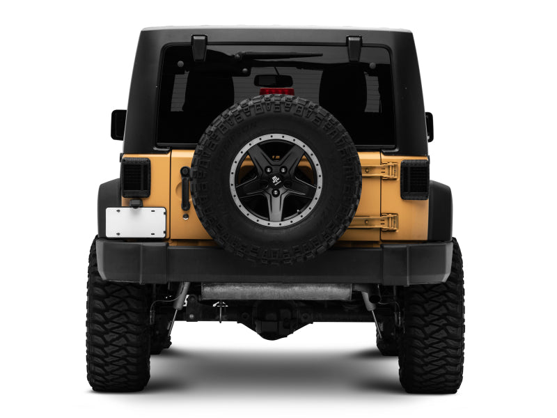 Raxiom 07-18 Jeep Wrangler JK LED Tail Lights- Black Housing (Smoked Lens) J115435 J115435 Photo - Close Up