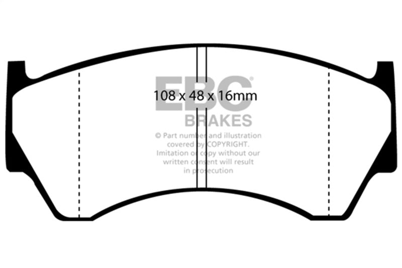 EBC Disc Brake Pad Set UD668 Photo - Primary