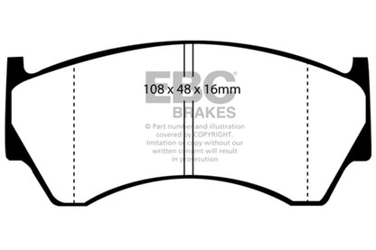 EBC Disc Brake Pad Set UD668 Photo - Primary