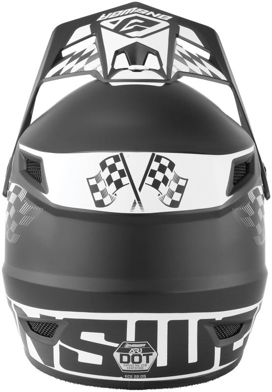 Answer AR1 Sweep Helmet Black/White - Large 442899 442899 User 1
