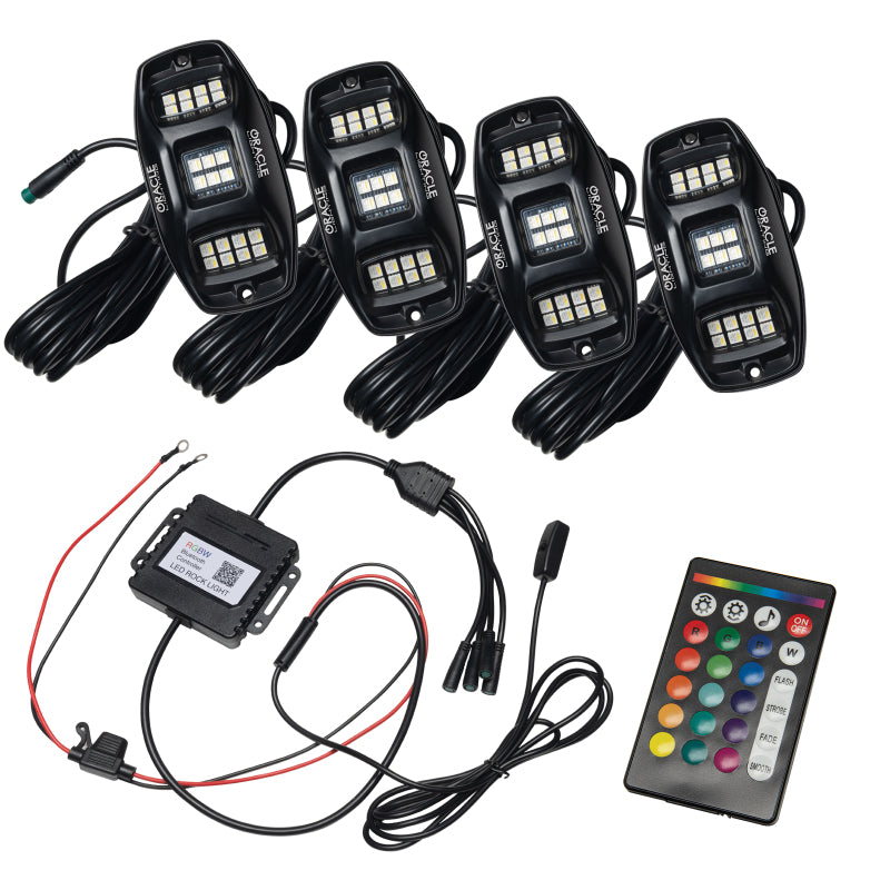 ORACLE Lighting Oracle Underbody  RGB+W Wheel Well Rock Light Kit - 4 PCS - ColorSHIFT 5895-339 5895-339 Photo - Primary