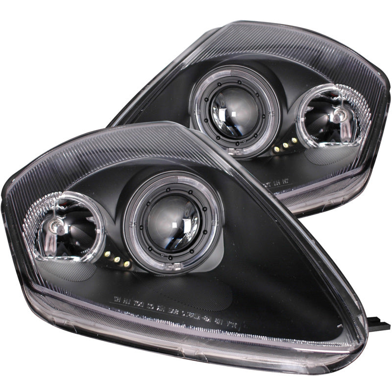 Anzo 2000-2005 Mitsubishi Eclipse Projector Headlights w/ Halo Black 121332 Photo - Primary