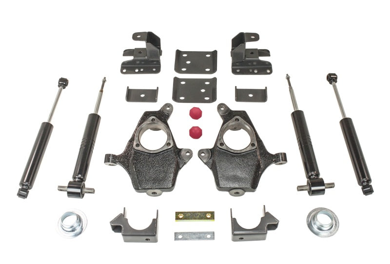 MaxTrac 07-16 GM C/K1500 2WD/4WD (Non Magneride) 3in/5in or 4in/6in Lowering Spindle Kit K331336S K331336S Photo - Primary
