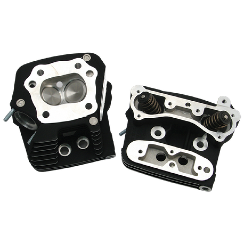 S&S Cycle 84-99 Performance Replacement Low Compression 76cc Cylinder Heads - Wrinkle Black 106-6064 106-6064 User 1
