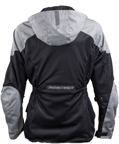 Speed and Strength Starstruck Mesh Jacket Grey/Black Womens - XL 609922 609922 User 1