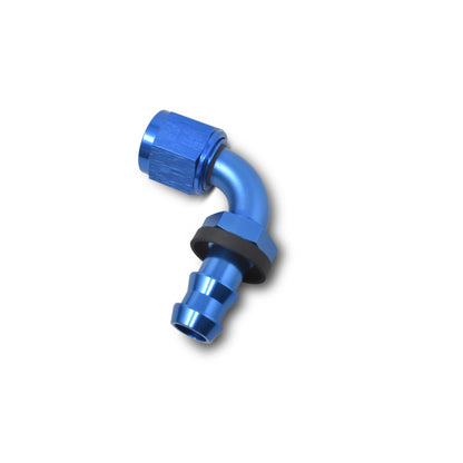 Russell -4 AN 90° Twist-Lok Hose End - Blue 624150 Photo - out of package