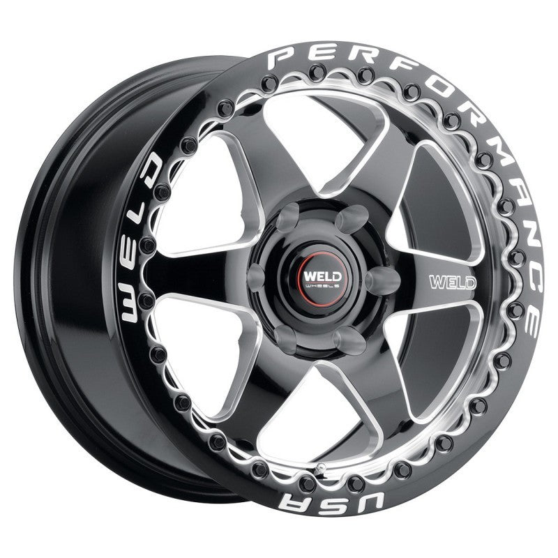 Weld S909 17x10 Ventura 6 Beadlock 6x135 ET42 BS7.25 Gloss BLK MIL DIA 87.1 S90970089P42 S90970089P42 User 1