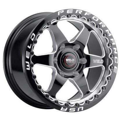 Weld S909 20x11 Ventura 6 Beadlock 6x127 ET36 BS7.375 Gloss BLK MIL DIA 78.1 S90901181P36 S90901181P36 User 1
