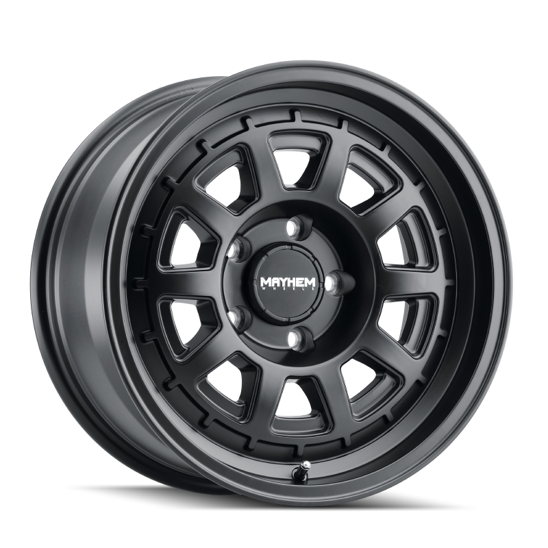 Mayhem 8303 Voyager 18x9 / 5x127 BP / 0mm Offset / 71.5mm Hub Matte Black Wheel 8303-8973MB 8303-8973MB Photo - Primary
