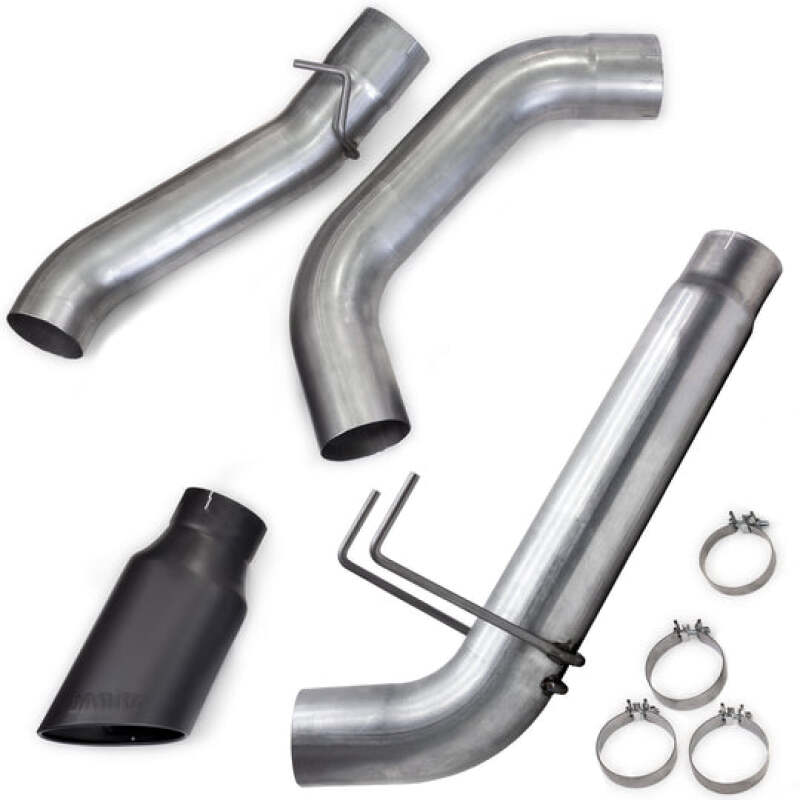 Banks Power 19-23 Dodge RAM Monster Exhaust 5.0in Single 6.7L MCSB DRW w/ SideKick Black Tip 49832-B 49832-B User 1