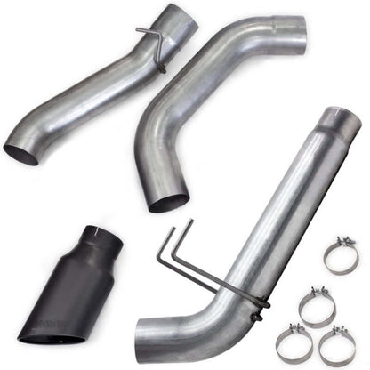 Banks Power 19-23 Dodge RAM Monster Exhaust 5.0in Single 6.7L MCSB DRW w/ SideKick Black Tip 49832-B 49832-B User 1