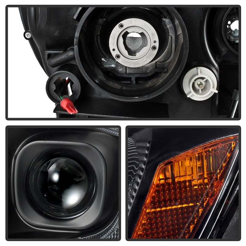Spyder 11-13 Jeep Grand Cherokee - Light Bar Proj Headlights - Halo Model - Blk - PRO-YD-JGC11-LB-BK 5085795 5085795 Photo - Unmounted
