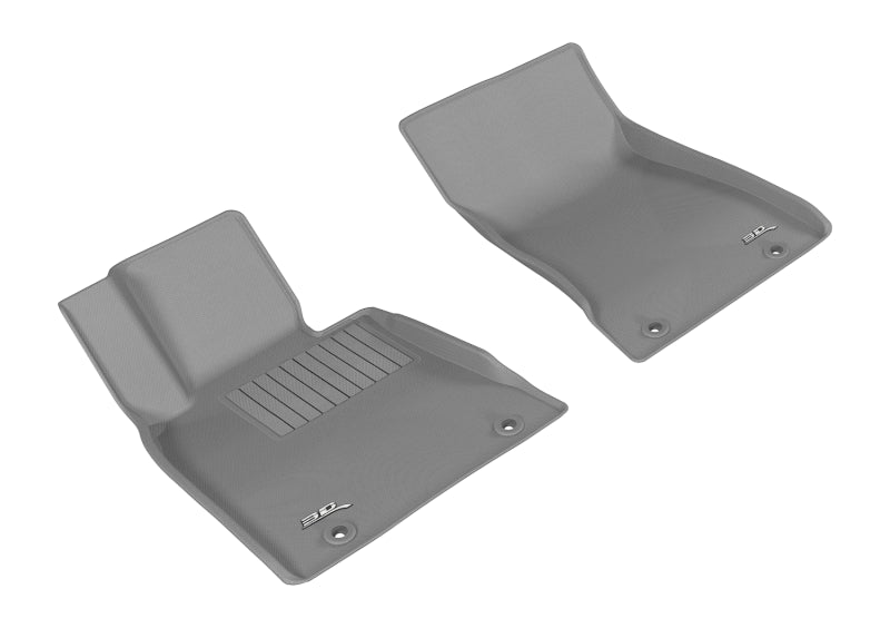 3D MAXpider 2015-2019 Genesis/Hyundai G80/Genesis Sedan Kagu 1st Row Floormat - Gray L1HY06111501 L1HY06111501 Photo - Primary