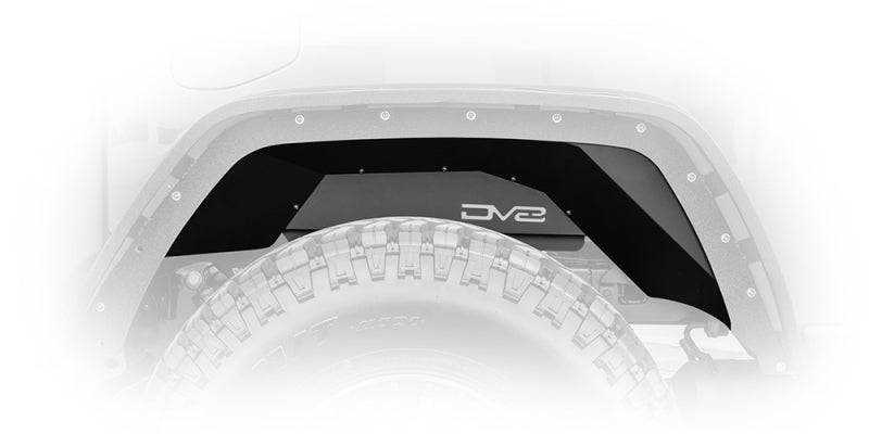 DV8 Offroad 201+ Jeep Gladiator Rear Inner Fenders - Black INFEND-04RB INFEND-04RB Photo - Mounted