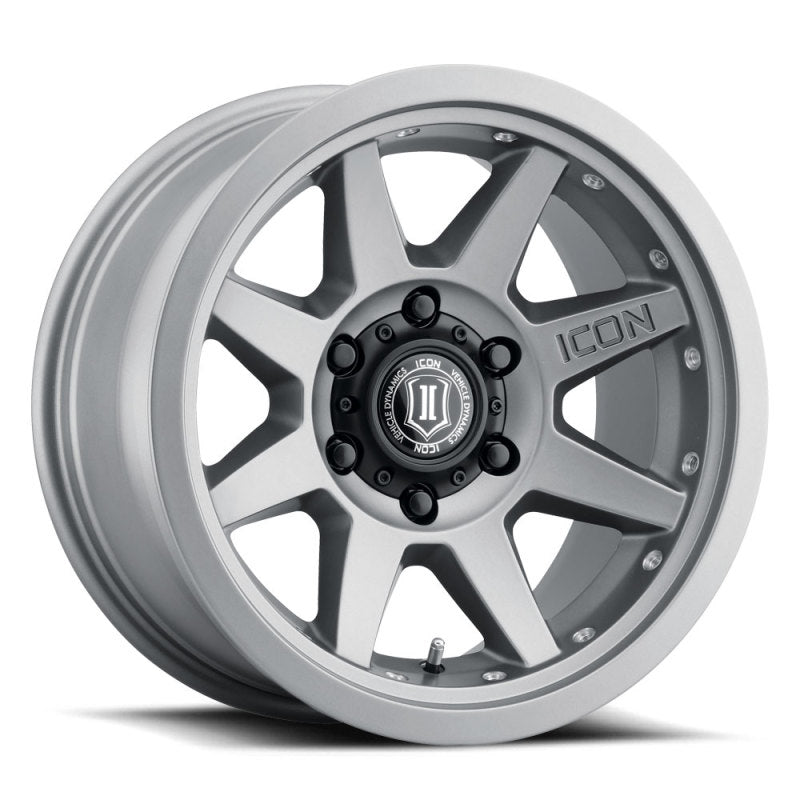 ICON Rebound Pro 17x8.5 5x4.5 0mm Offset 4.75in BS 71.5mm Bore Titanium Wheel 21817856547TT 21817856547TT Photo - out of package