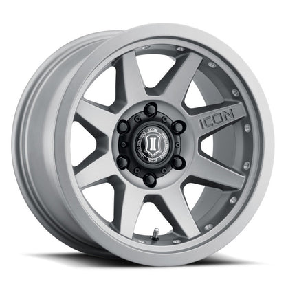 ICON Rebound Pro 17x8.5 5x5 -6mm Offset 4.5in BS 71.5mm Bore Titanium Wheel 21817857345TT 21817857345TT User 1
