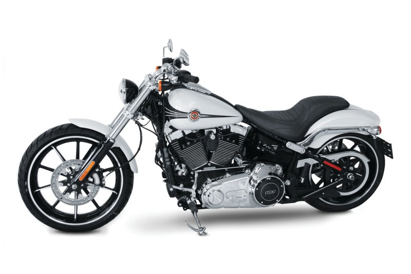 Mustang Motorcycle Mustang 13-17 Harley Softail Breakout Tripper Fastback 1PC Seat Tuck & Roll - Black 76781 76781 Photo - Primary